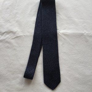 Ermenegildo Zegna Skinny Knit Tie Blue 60" x 2 3/8ths"